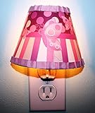 パープル、ピンクとグレーPretty Butterfly Girls Night Light for Girls寝室赤ちゃん保育園nl0009
