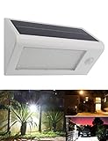 400lm LED Motion Sensor Light LiteXim 32 LEDs Super Bright Solar Powered Wall Light Lamp with PIR Hu