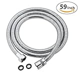 Gappoシャワーホース59インチステンレススチール柔軟なHand Heldヘッドホース交換用光沢クロム 59 Inch Shower Hose BHMJOA