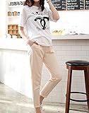 (ナインスコード) 9thCode マタニティ テーパード ペンシルパンツ ベージュ L