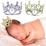 新生児 ～ ベビー ～ キッズ 撮影用 金属製 ミニ クラウン 王冠 (シルバークラウン(CT1040)) [並行輸入品]