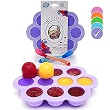 1 Baby Z Original BPA FREE FDA APPROVED SILICONE HOMEMADE BABY FOOD STORAGE CONTAINER/BREASTMILK STO