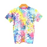半袖 タイダイ Tシャツ キッズ タイダイ柄 タイダイ染め 140 カラフルプラネット