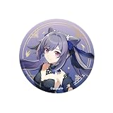 【原神】公式グッズ テイワット ファッション シリーズ Genshin (刻晴 缶バッジ)