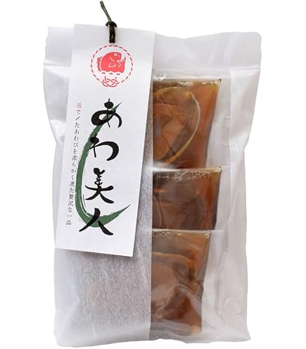 Amazon.co.jp: 信玄食品 甲州名産 あわび煮貝 3個入 高級ギフト 木箱入