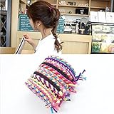 BIANHUAN ヘアゴム 大人 かわいい リングゴム 12点セット ヘアアクセサリー 髪留め 髪飾り シンプル ブレスレット ヘアゴムでもOK
