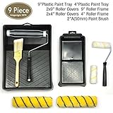 Kingoriginペイントローラーキット9piece Set withでの優れた品質9-inchペイントトレイ30011 AF