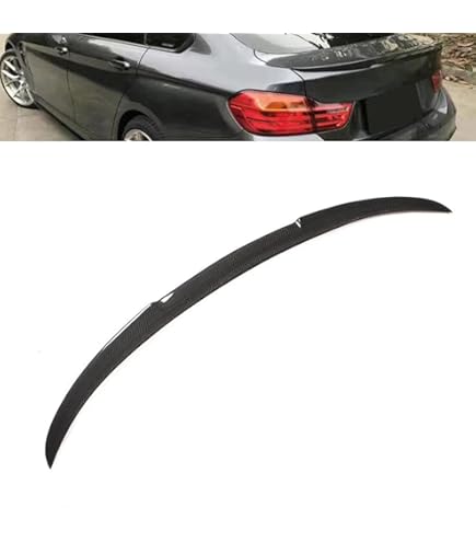 BMW F32 リアスポイラー リアウイング 2ドア クーペ カーボン調 BMW 4シリーズ F32 クーペ トランク用カーボン リアスポイラー