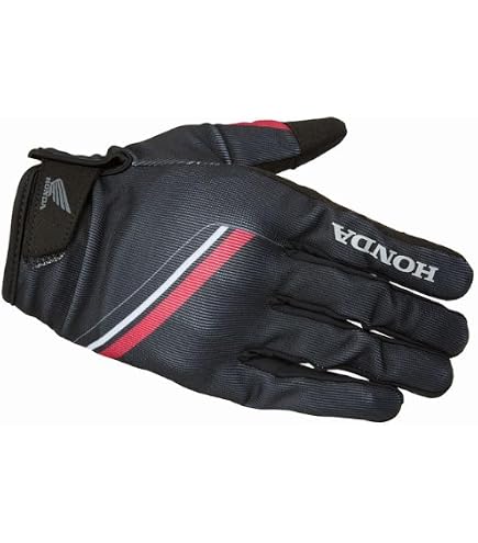 Amazon | Honda(ホンダ) Honda ライドメッシュグローブ R(レッド) LL