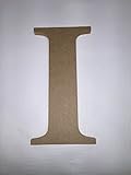 Wooden Wall HangingイニシャルLetters I ブラウン
