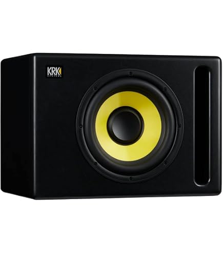 Amazon | KRK S8.4 8インチ アクティブ スタジオサブウーファー ガラス