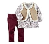Carter's PANTS ベビー・ガールズ US サイズ: 3 Months カラー: レッド