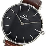 [ダニエル・ウェリントン]Daniel Wellington 腕時計 DW00100181 Classic Petite St Mawes 32mm ブラック/シルバー/ブラウン レディース [並行輸入品]