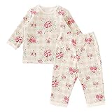 (チャックル) chuckle *スウィートガール*チェック花柄シャツ&パンツセット【パジャマ】 ベージュ 95cm P3159-95-50