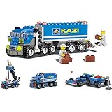 Kazi単純なパッケージTruck Series Building Blocksセット運送トラックwith Mini Figure 163 pieces