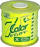 たくみ セブンカラー水糸 イエロー 太 4801 270m