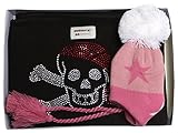 metromamma メトロママ セレブリティギフトセット 2点 スリングスカルブラック ニット帽子ピンクスター a184