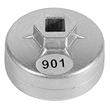 Keenso カップ型 オイルフィルター レンチ アルミニウム オイルフィルター レンチ ソケットキャップ ハウジング 取り外しレンチ (内径65mm)