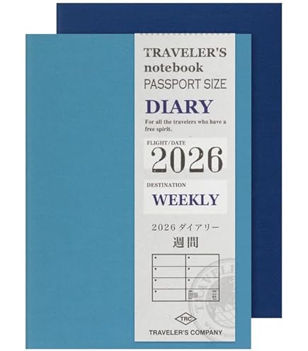 Amazon.co.jp: トラベラーズノート 手帳 リフィル 2025年 パスポート