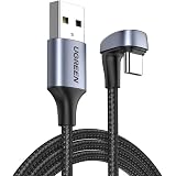 UGREEN U字 USB Type Cケーブル3A 急速充電 ナイロン編みQuick Charge 断線防止 Xperia、 Galaxy S10 S10E S9 S8 Plus Note 10 9 8、LG V40 V30 V20 G7 G6 G