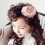 Tmrow 1個 パーティーパーク ベビー キッズ 王冠 ヘアー クリップ ヘアバンド ミニクラウン お誕生日 ハーフバースデー 女の子 記念日 写真 選べる デザイン