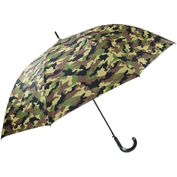 Amazon | 自動三つ折り傘 折りたたみ傘 迷彩柄 カモフラージュ 骨逆