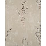 York Wallcoverings ET2032SMP Enchantment Zen Wallpaper Memo Sample, 8-Inch x 10-Inch, Fog Grey, Dove