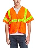 Jackson Safety ANSI Class 3 Deluxe Style Polyester Safety Vest with Lime Prismatic by Jackson Safety