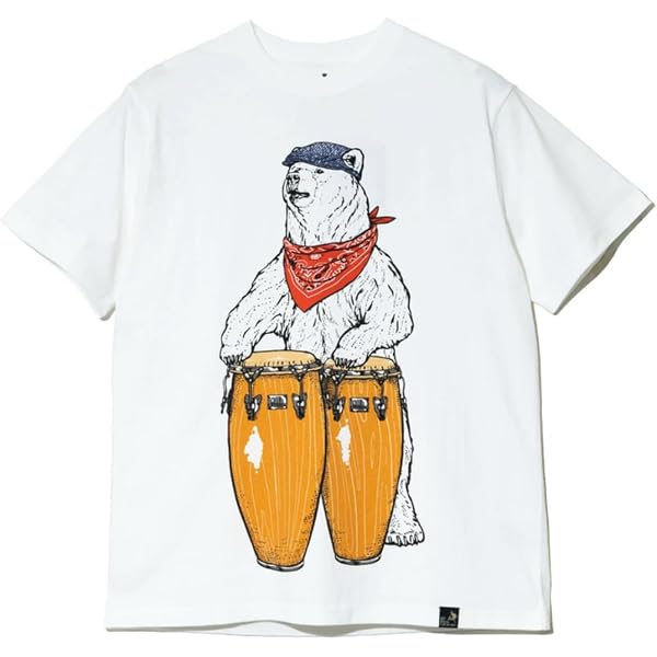 Amazon go slow caravan ゴースローキャラバン Tシャツ 半袖 メンズ USA C コンガクマ TEE 361909 WHITE M 3 Tシャツ・カットソー 通販