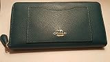 Coach 財布crossgrain leather accordion zip around wallet [並行輸入品]