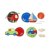 Sumersault Tiny Trips Decals, Blues [並行輸入品]