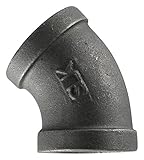 B K Mueller520-206BG45 degrees Black Elbow-1-1/4" 45D BLACK ELBOW (並行輸入品)