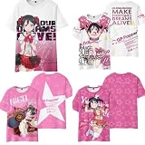 [TGHSJT] Tシャツ ラブライブ 矢澤 にこ 半袖 LoveLive インナーシャツ 夏服 コスプレ衣装 日常服 丸首 上着 軽い 柔らかい カジュアル 記念シャツ コスチューム 快適 おしゃれ 個性的 ティー 大人 学生 男女兼用 (M,2) [並行輸入品]