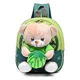 愛らしいフルーツBearバッグ保育園Smallバックパックリュックサックバッグforベビー( 1 – 4yrs ) グリーン
