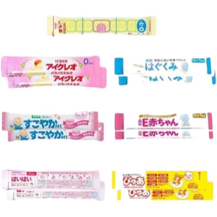 Amazon.co.jp: 【7種類13本】粉ミルク 7大ブランド お試し セット【各