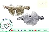 【子供服】 kids zoo (キッズズー) ラメチュールりぼんヘアバンド・ヘッドドレス・髪飾り W63804