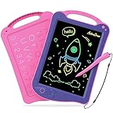 HOMESTEC AstroDraw お絵かきボード 高輝度 カラフルスクリーン 繰り返し書いて消せるボード 子供 おもちゃ 幼児教育 学習