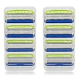 ハイドロ シックハイドロ5 プレミアム 敏感肌用 替刃 8コ 5枚刃 アロエ & ビタミンE 配合 スキンガード付 替刃 かみそり