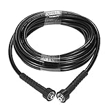 KKmoon 1/4 "x 26.2" 延長ホース 8M 高圧洗浄機 圧力ワッシャー用 Karcher Kシリーズ 標準22mm-14 メスツイスト接続用