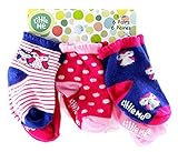 Little Meベビーソックスパックof 6 – レッド、ブルー、ホワイト、ピンク