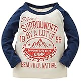 西松屋 [EFD] マウンテンロゴラグラン長袖Ｔシャツ 【80cm・90cm・95cm】　95　ネイビー