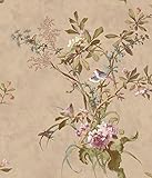 York Wallcoverings av2858メタリックIIワイルド花壁紙、Purples
