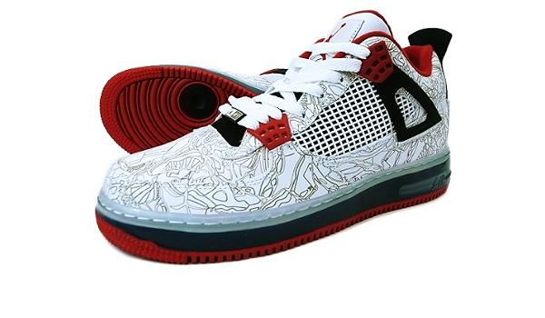 Amazon ナイキ Ajf 4 Premier Mars Lazer エア ジョーダン フュージョン 4 プレミア Whiteblack Red 28 0 Nike ナイキ スニーカー