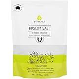 Bathefex Epsom Salt Foot Bath with Eucal and Peppermint, 750g Mixed color (Pack of 1)