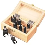 Eagle America 341-4922 8 Piece Plug Cutter Set, Hex Shank [並行輸入品]
