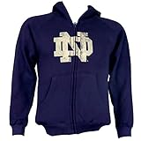 Notre Dame Fighting Irish Girls Distressジッパーパーカー