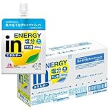 inゼリー エネルギーレモン (180g×6個) 熱中症対策 ゼリー飲料 塩分補給 クエン酸 10秒チャージ 森永製菓