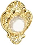 Baldwin 4857031 Victorianベルボタン、Unlacquered明るい真鍮
