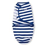 SwaddleMe Original Swaddle 1-PK, Blue Stripe (SM) by SwaddleMe [並行輸入品]