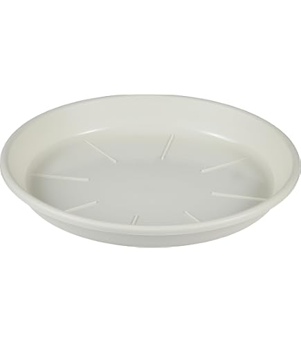 Amazon | 大和プラスチック 鉢皿 浅皿 9号 φ270×H45 ホワイト | 受皿